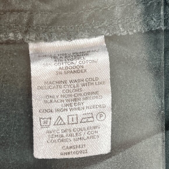 Lou & Grey Utility Jogger Pants Cotton Blend Elastic Waist Size S Gray 61j - Picture 4 of 8